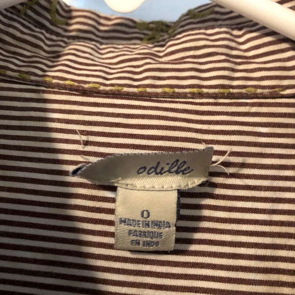 Anthropologie Odille Embroidered Button Down Blouse. - Picture 10 of 15